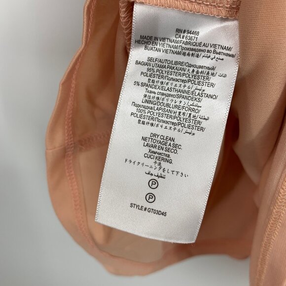 BCBGeneration Dress Pink V Neck Sleeveless Mini Jersey Romantic - Picture 8 of 12